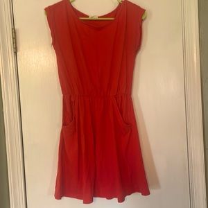 Girls Dress by Crazy 8 sz. XL (color is red/orange)